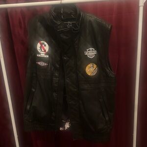 Crooks & Castles Black Vest with Patches